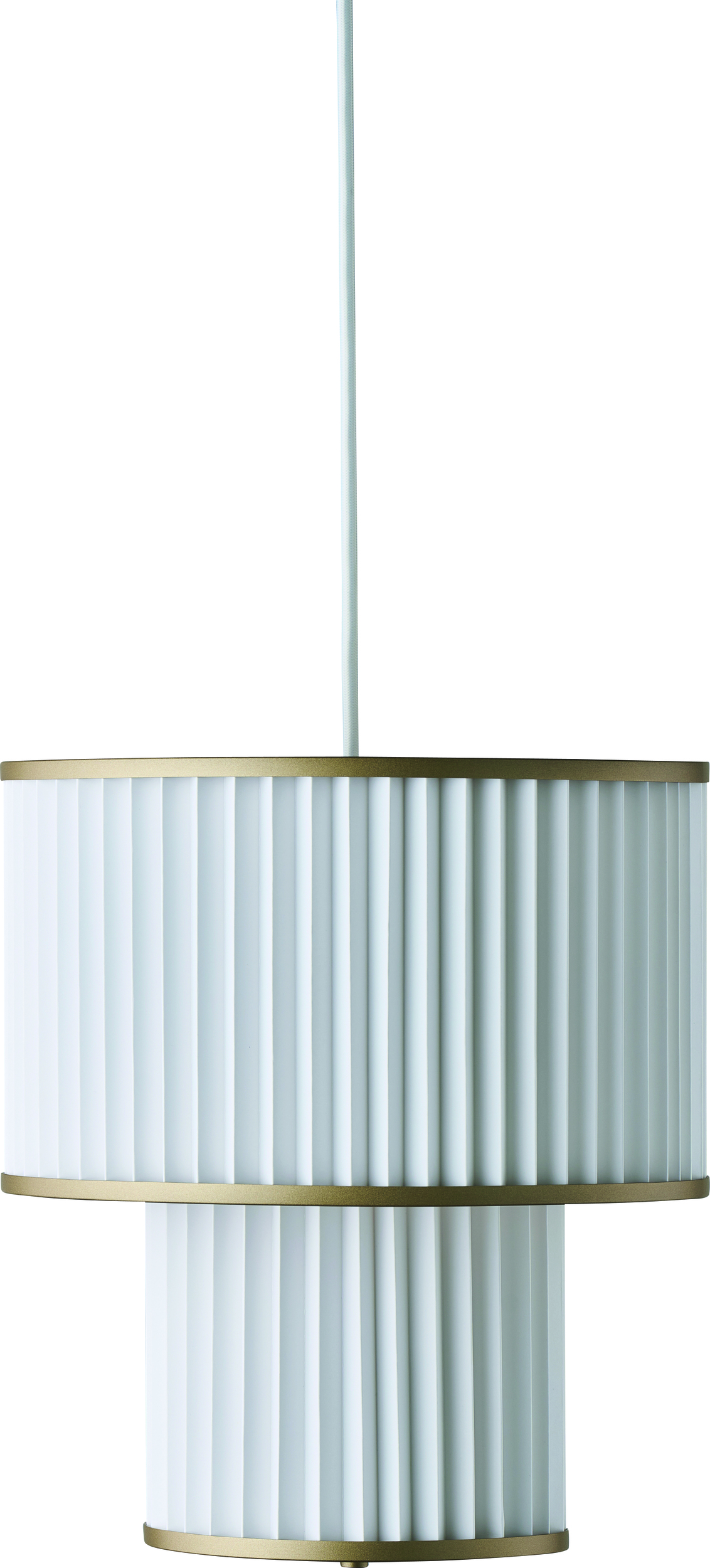 Lampa wisząca Plivello 110 biało-złota