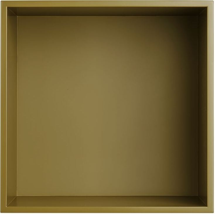 Półka modułowa Mini Stacked M brązowozielona