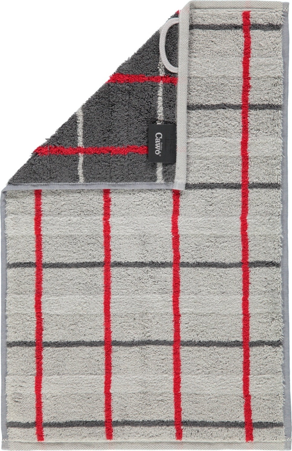 Ręcznik Square w romby 30 x 50 cm platynowy