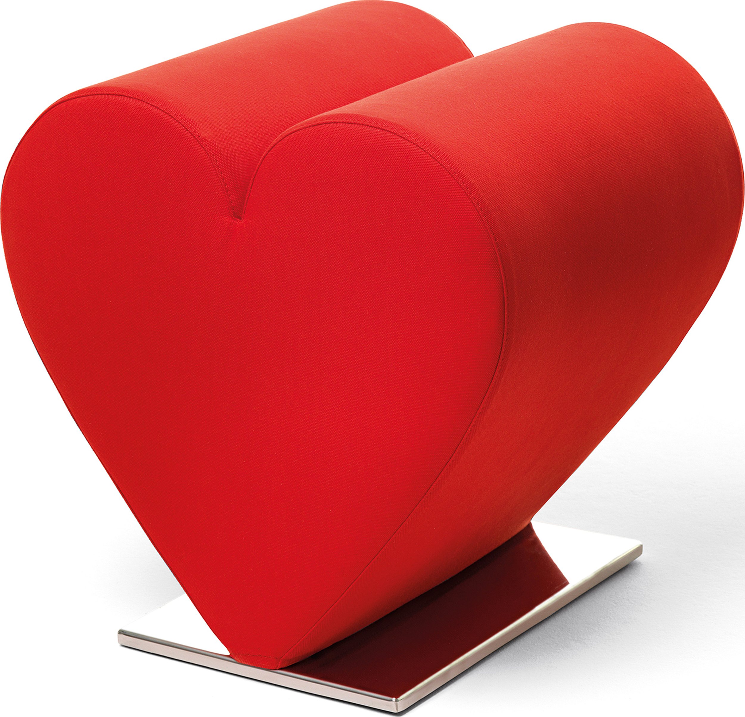Siedzisko Love czerwone
