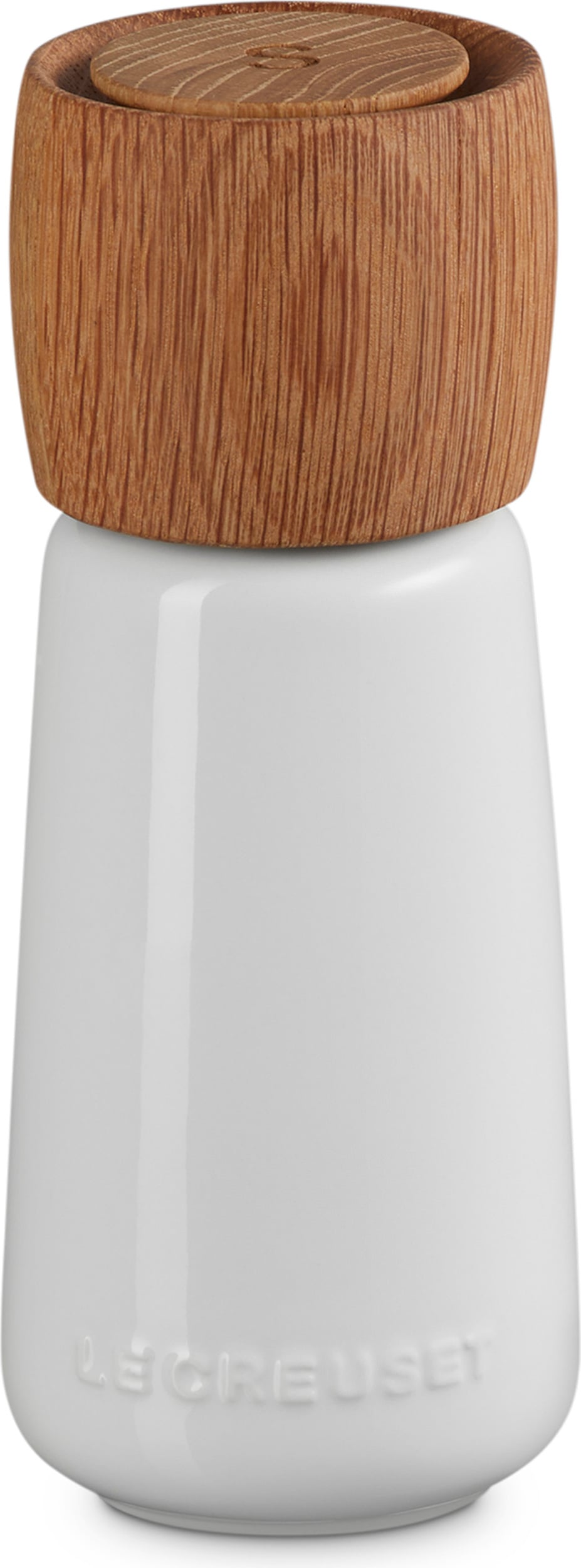 Młynek do soli Le Creuset biały kamionkowy