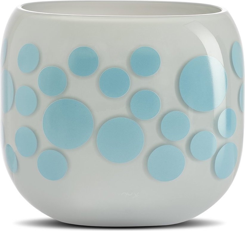 Wazon Mono Box Iris Apfel M niebieski