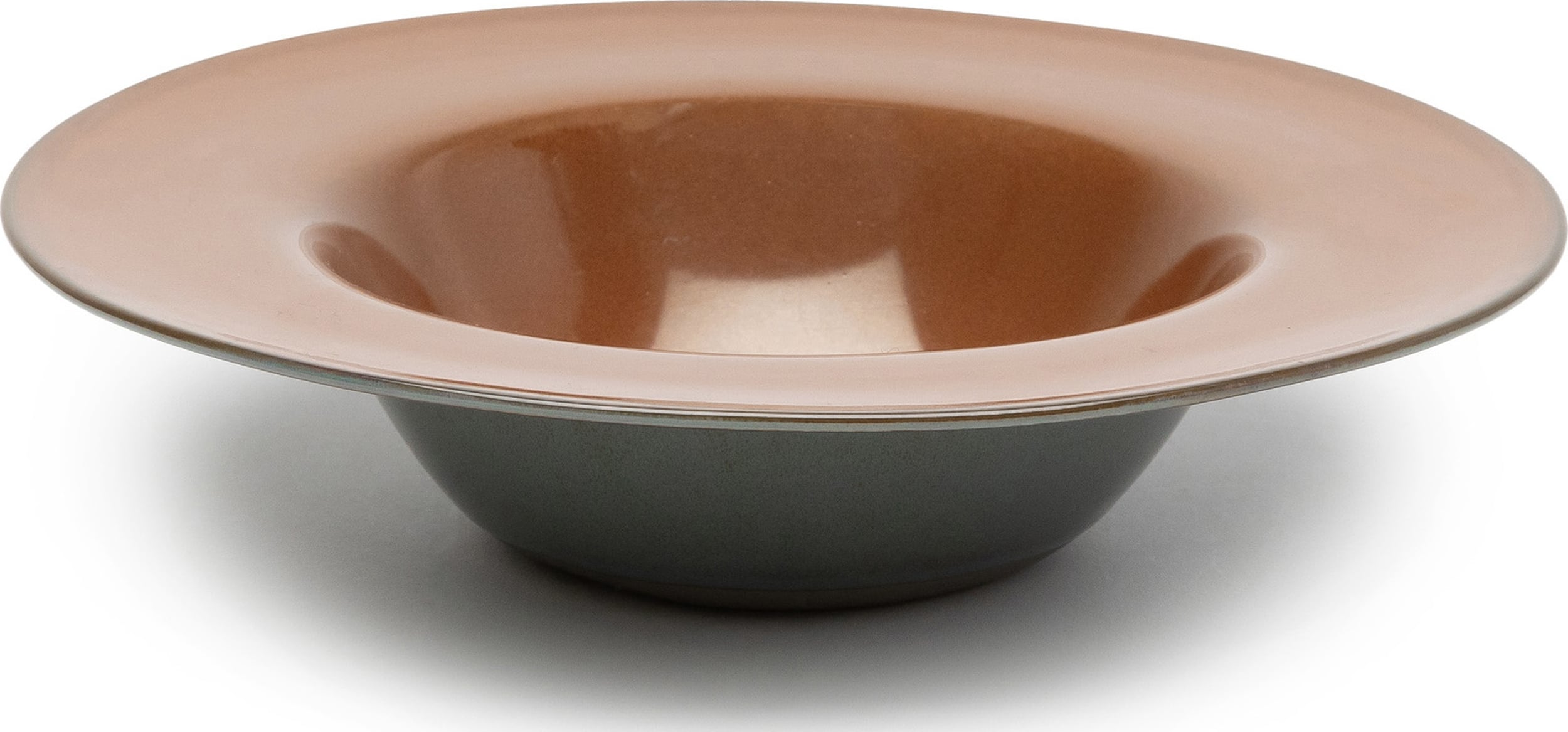 Talerz do makaronu Terres de Rêves 21,3 cm niebiesko-czerwony