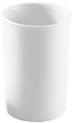 Kubek na szczoteczki do zębów Porzellan 9,5 cm biały