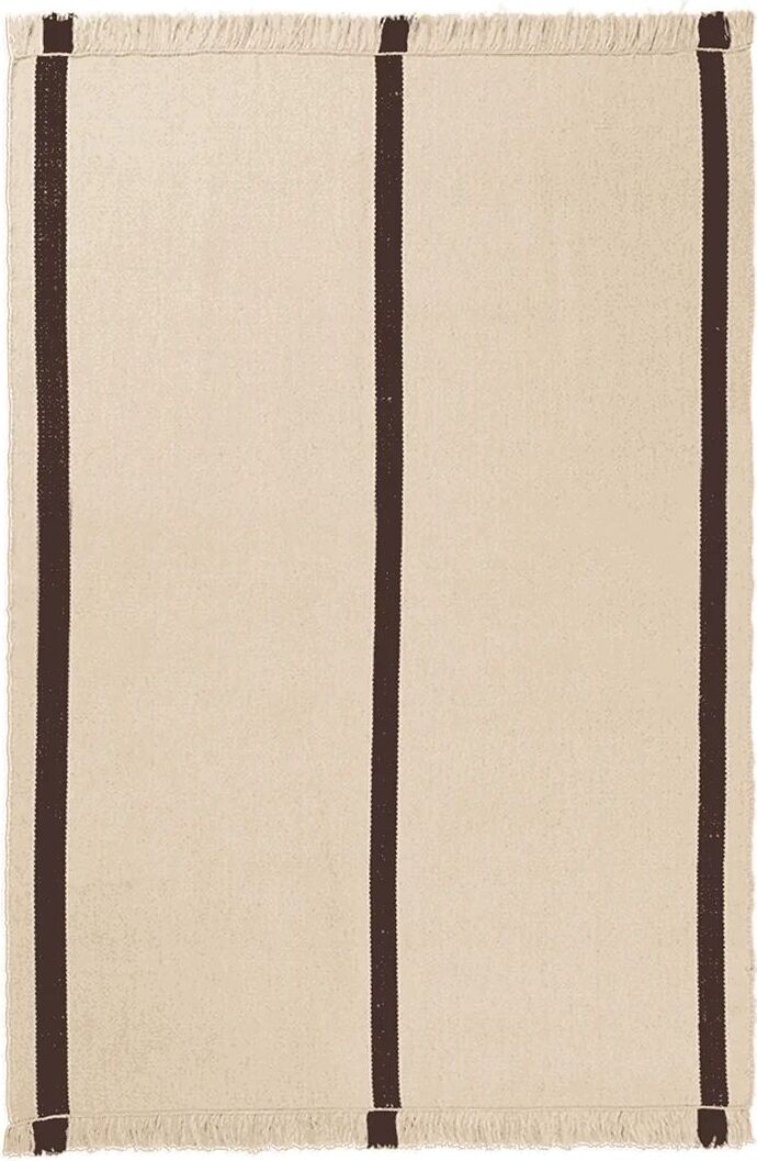 Dywan Calm Kelim 140 x 200 cm beżowo-brązowy