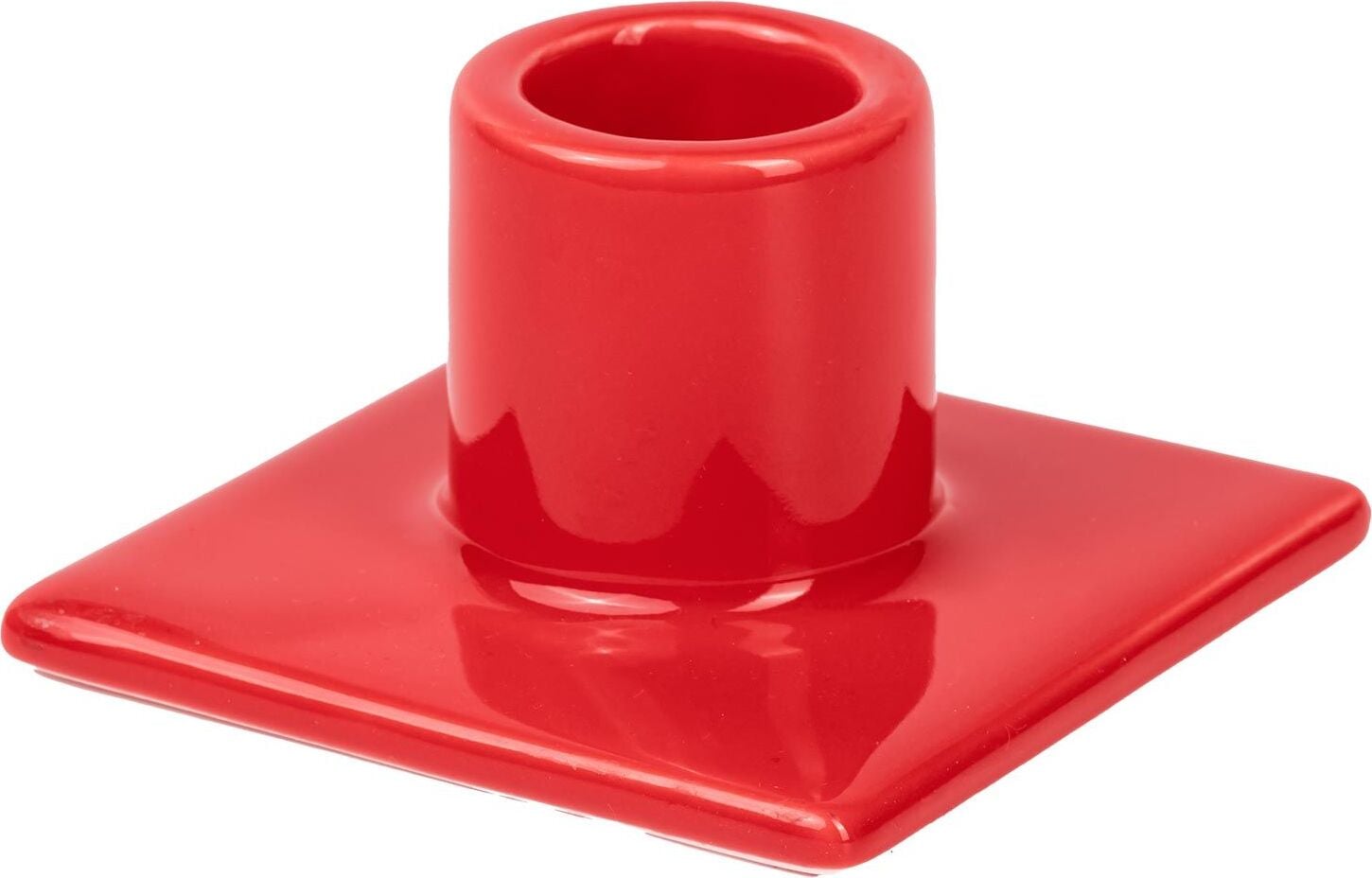 Świecznik na klasyczną świecę Seletti czerwony