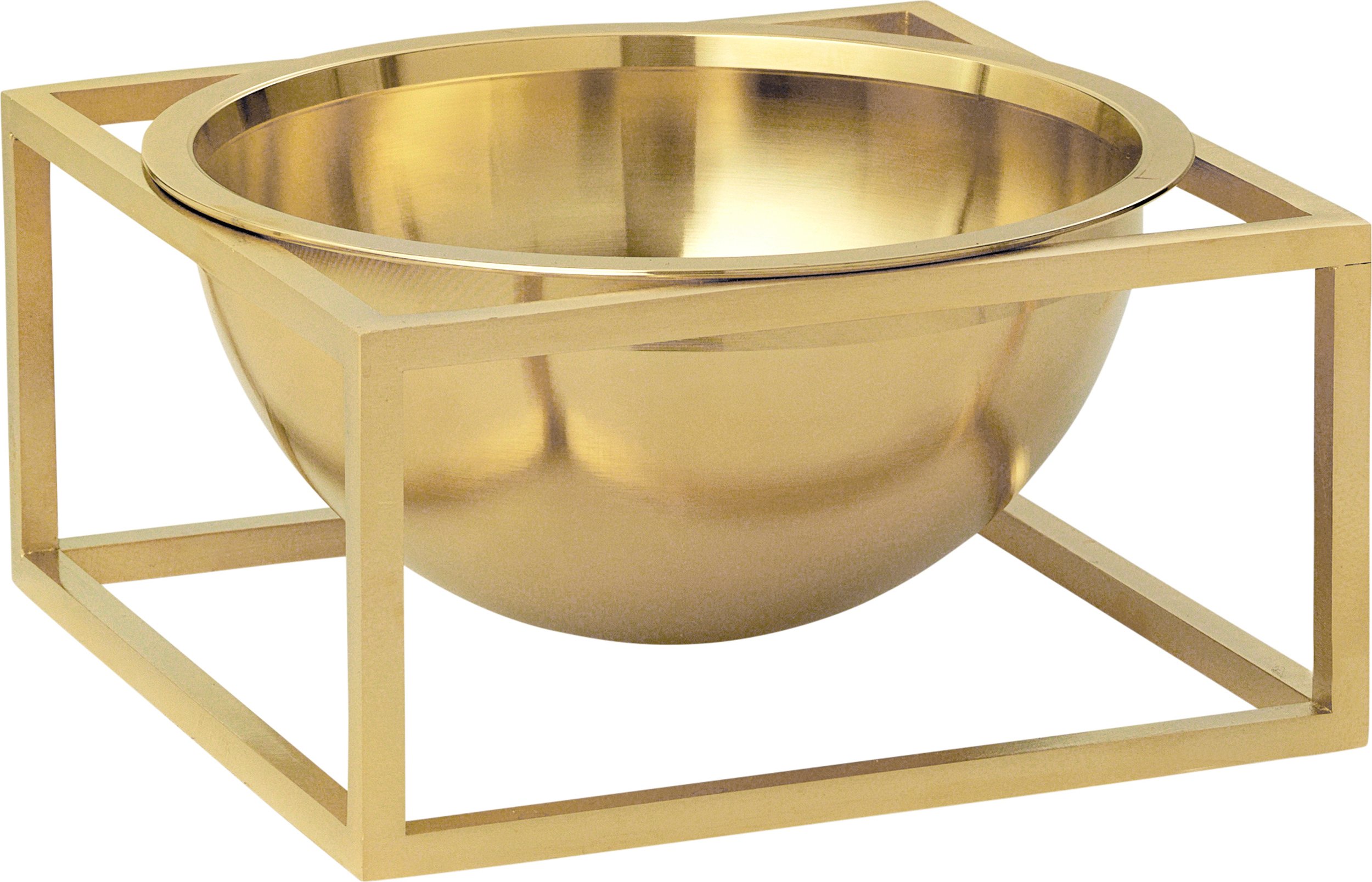 Miseczka Kubus centerpiece niska 7 cm złota