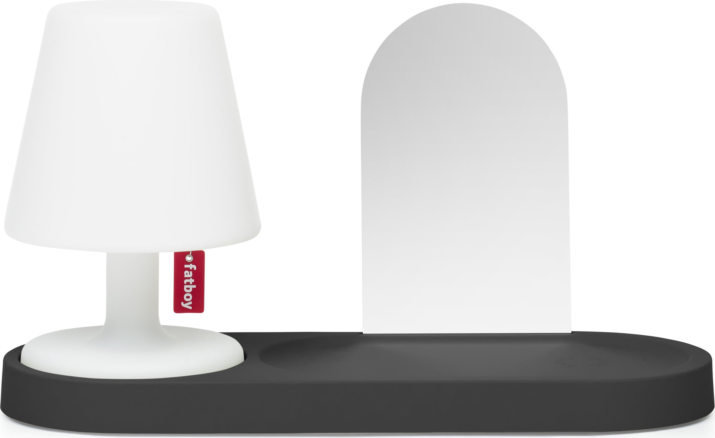 Lampa stołowa Edison the Petit z antracytową półką