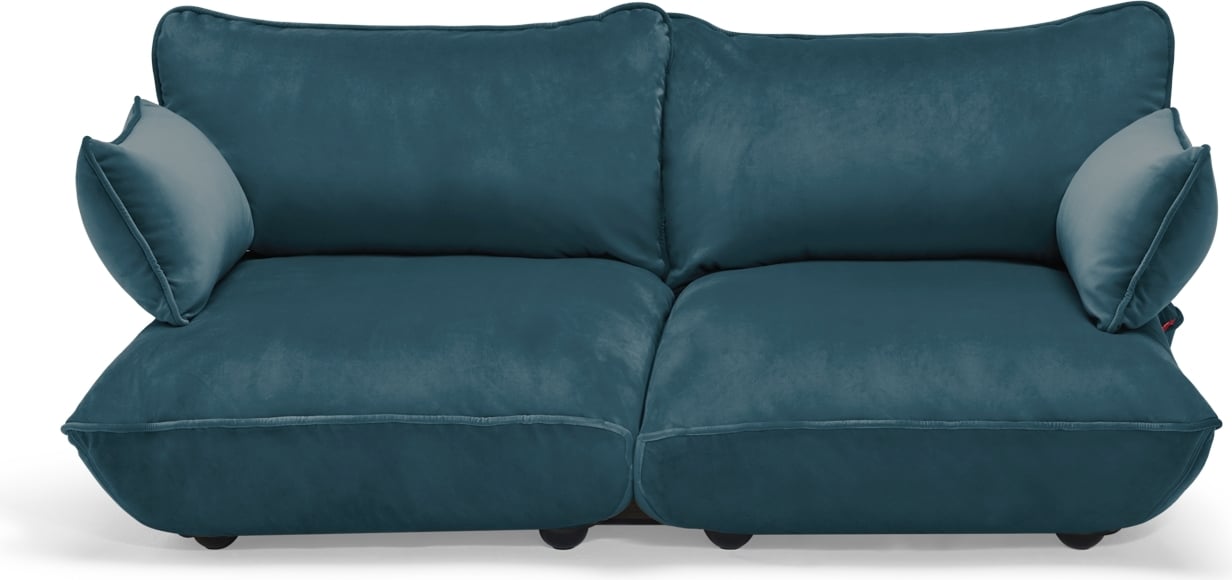 Sofa trzyosobowa Sumo Velvet ciemnoniebieska
