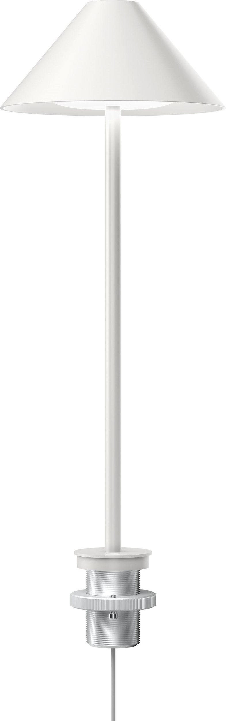 Lampa stołowa Keglen LED 3000K biała z mocowaniem do blatu