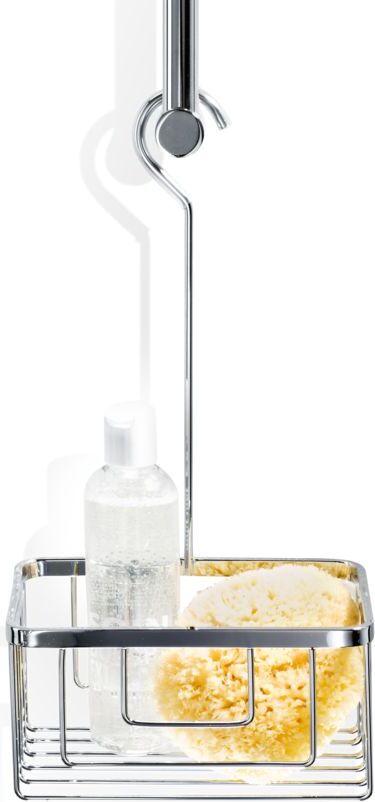 Półka prysznicowa Basic chrom z haczykiem okrągłym