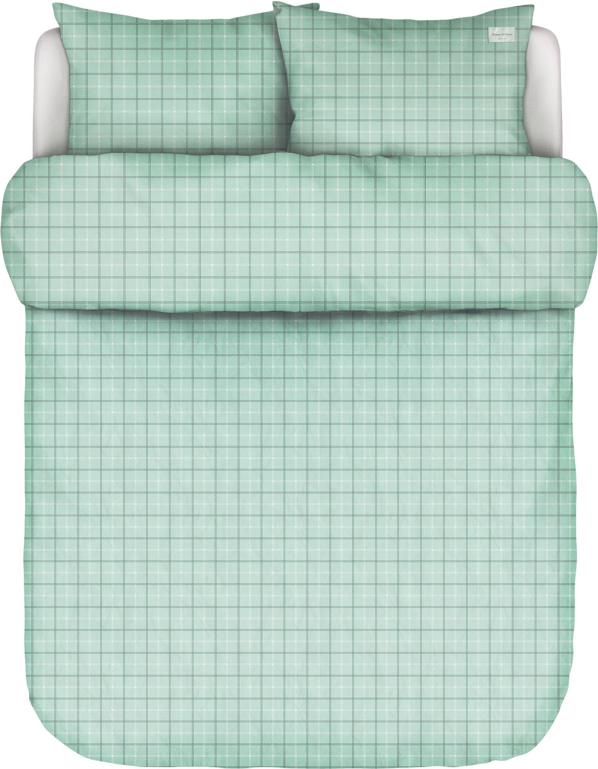 Pościel Tolva 200 x 220 cm miętowa z 2 poszewkami na poduszki 60 x 70 cm