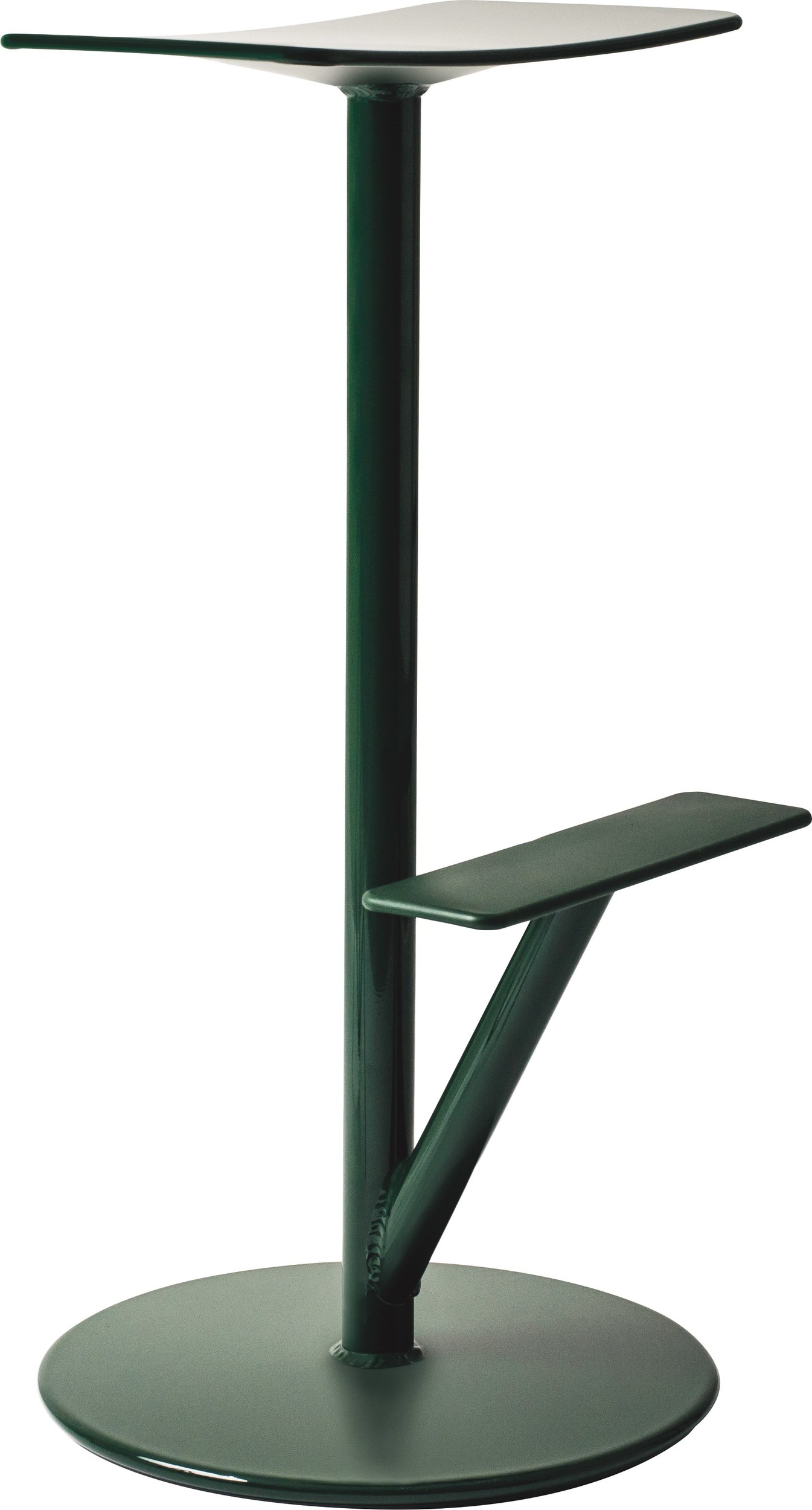 Stołek barowy Sequoia 66 cm ciemnozielony