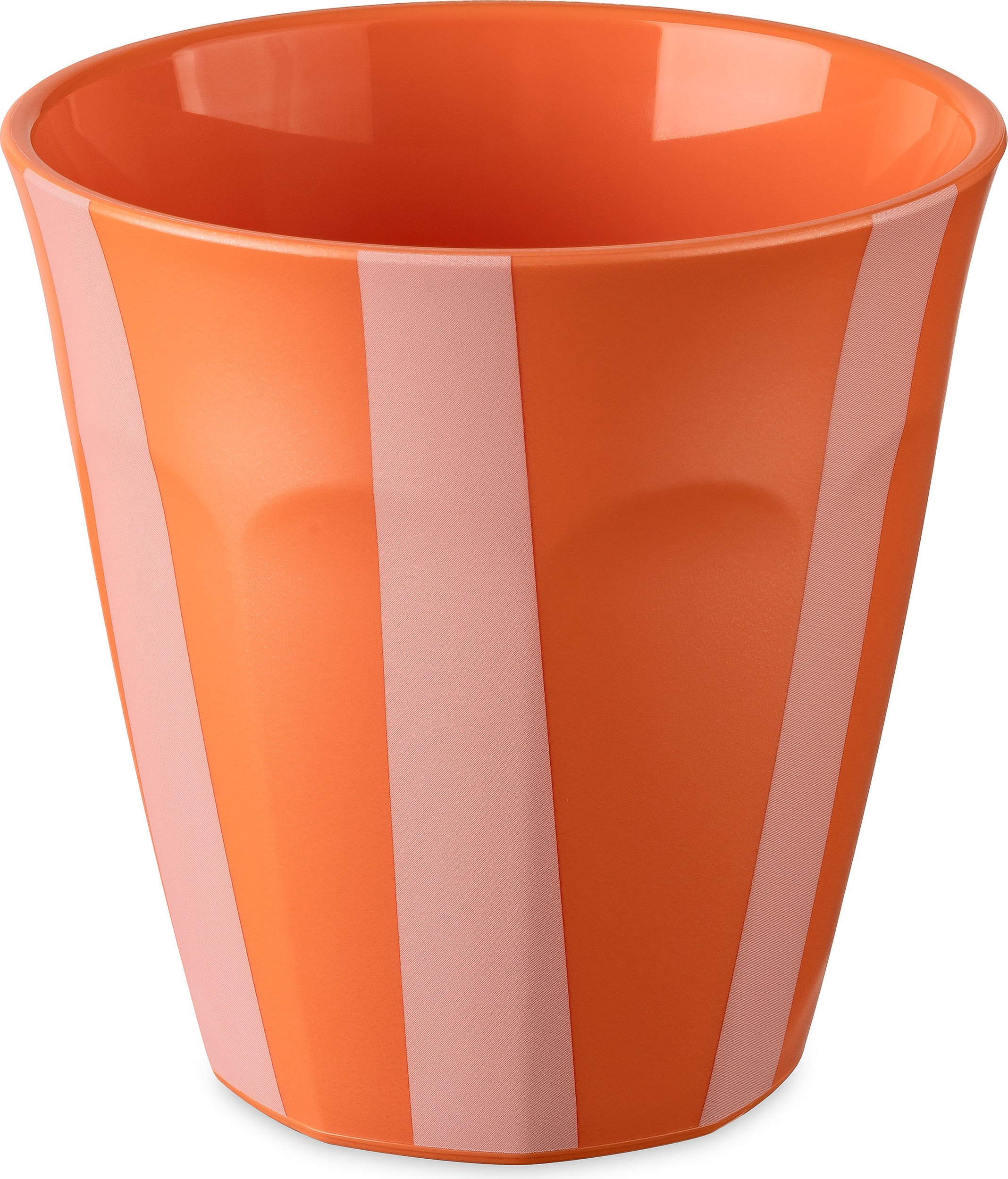 Kubek Nora w paski M pomarańczowo-różowy