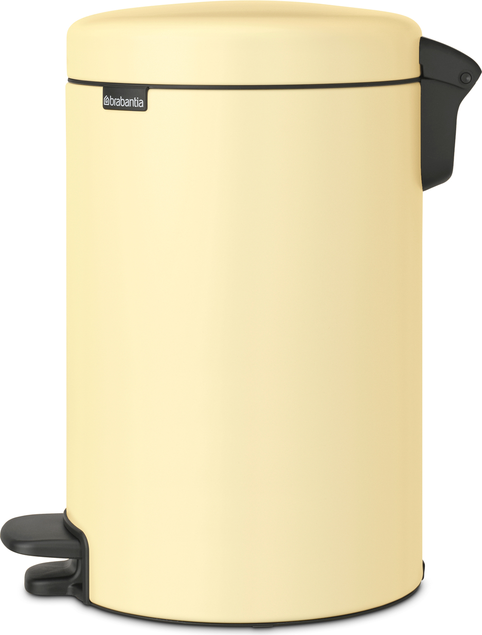 Kosz na śmieci pedałowy NewIcon 12 l jasnożółty