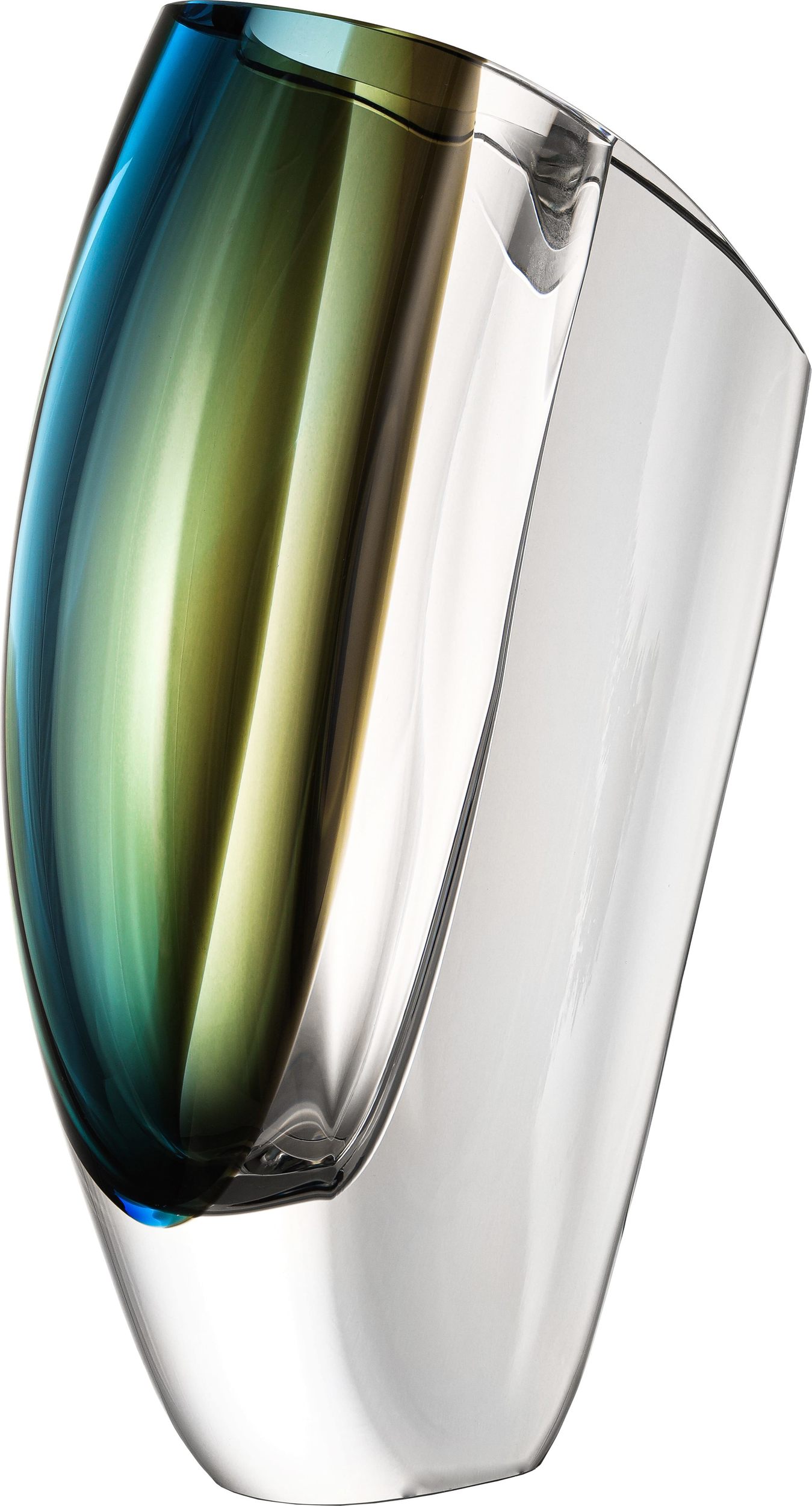 Wazon Mirage 31 cm niebiesko-brązowy