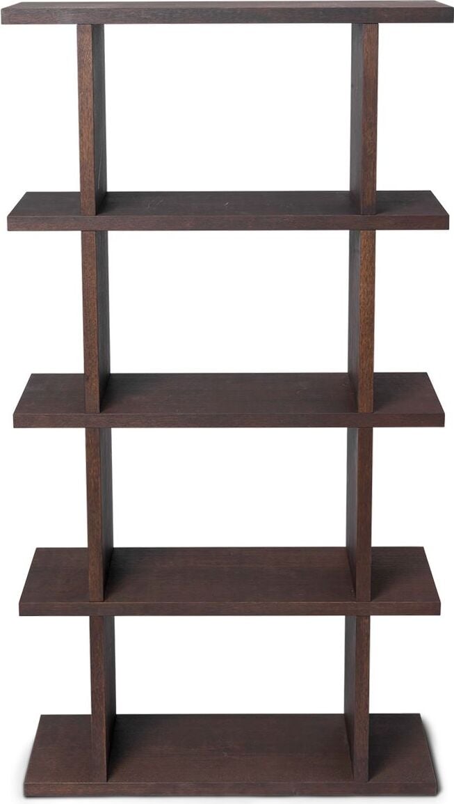 Regał na książki Kona 75 x 141 cm ciemny dąb