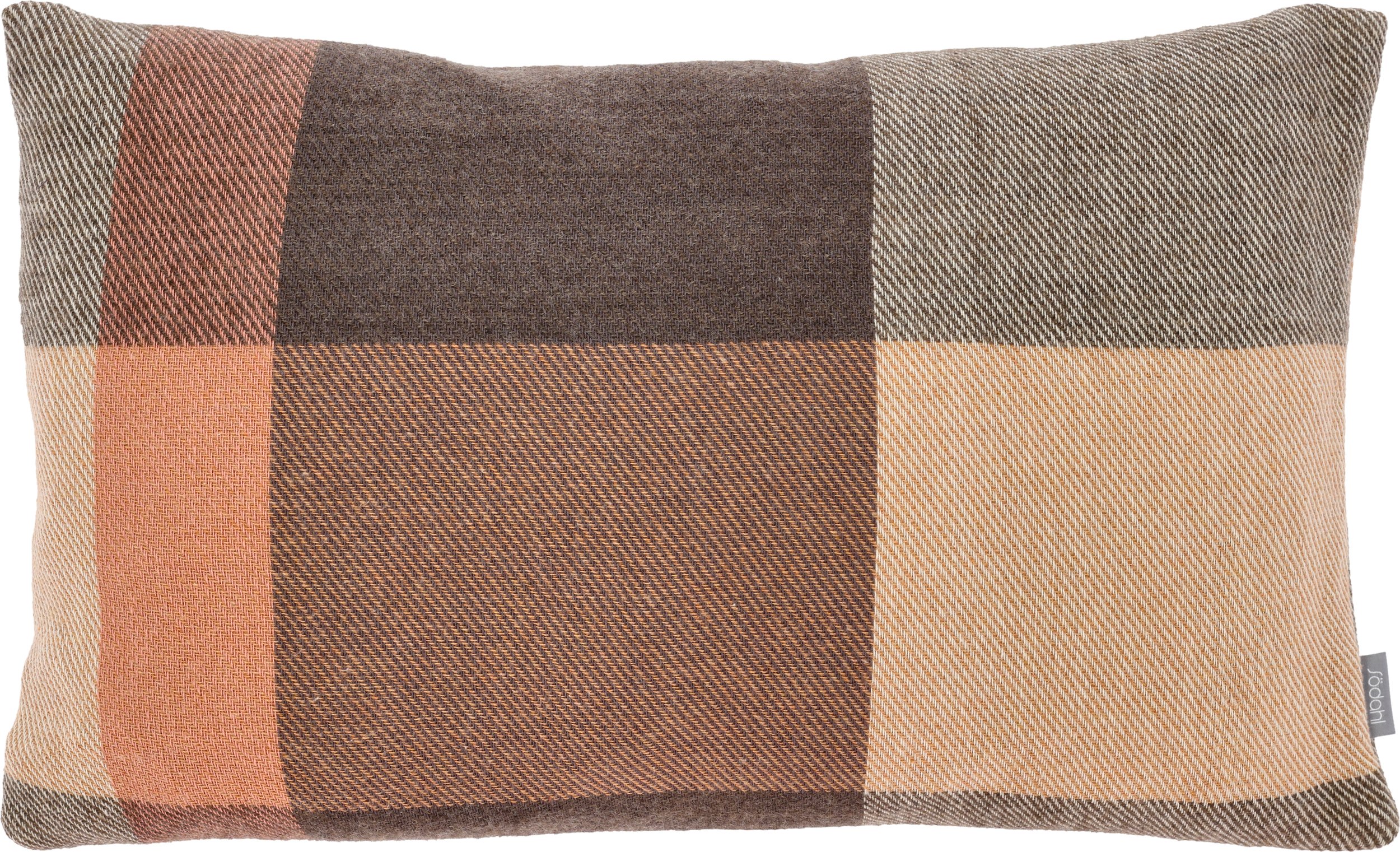 Poduszka dekoracyjna Embrace 30 x 50 cm brązowo-pomarańczowa
