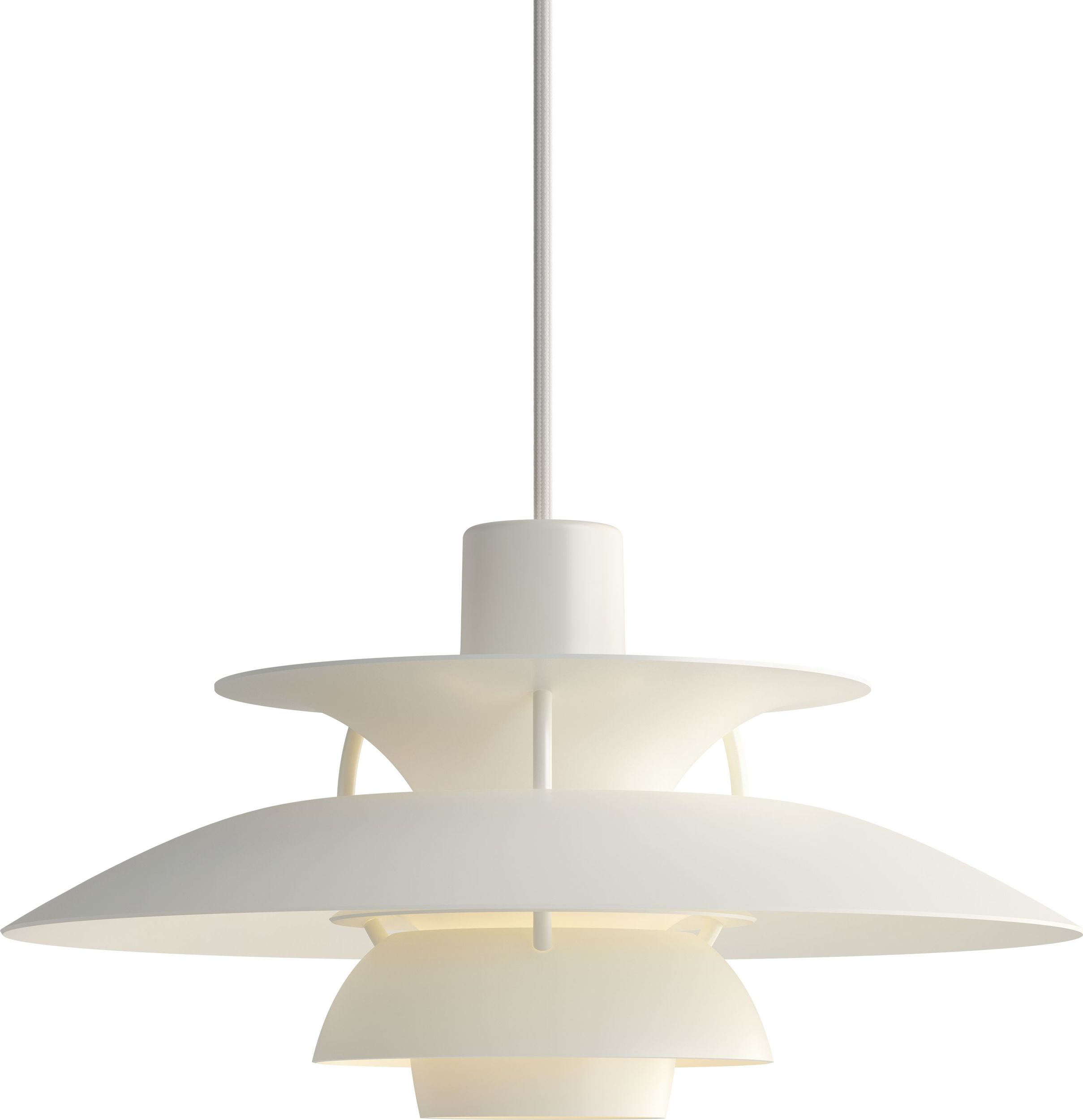 Lampa wisząca PH 5 Mini cała biała