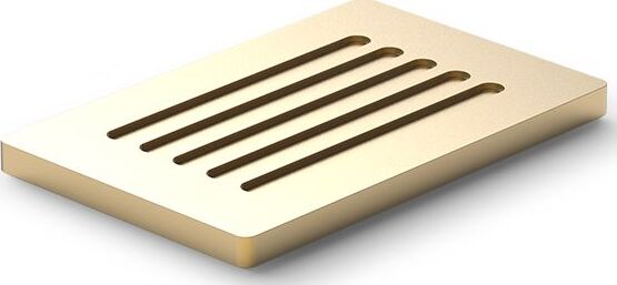 Mydelniczka Club prosta złoty mat