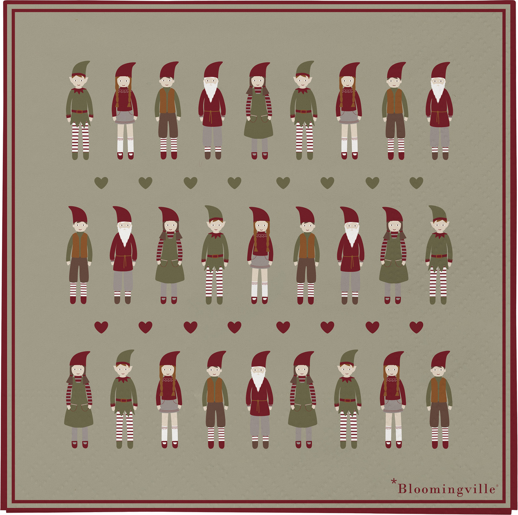 Serwetki papierowe Niklaus 33 x 33 cm