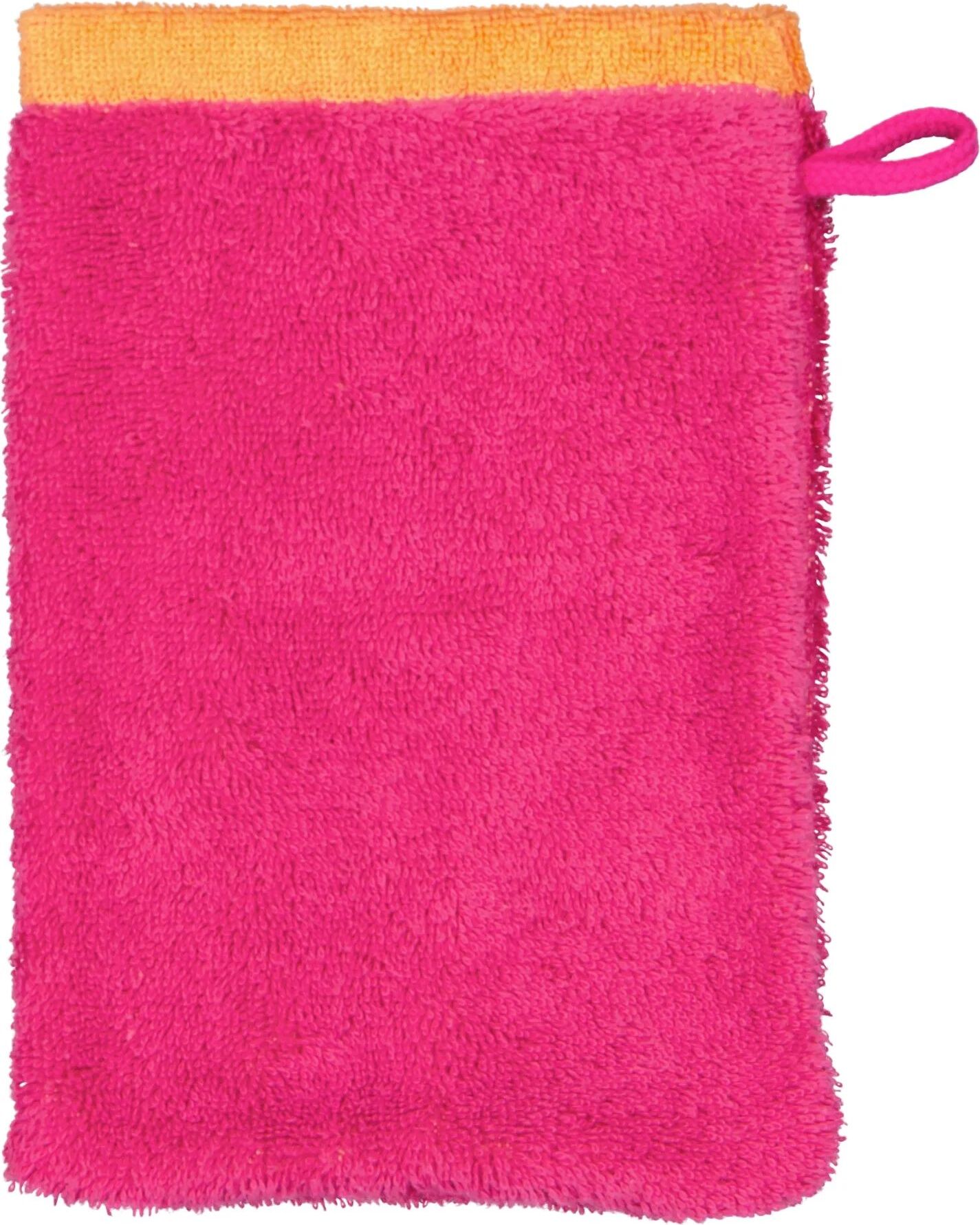 Rękawica kąpielowa Lifestyle Splash 16 x 22 cm różowo-pomarańczowa