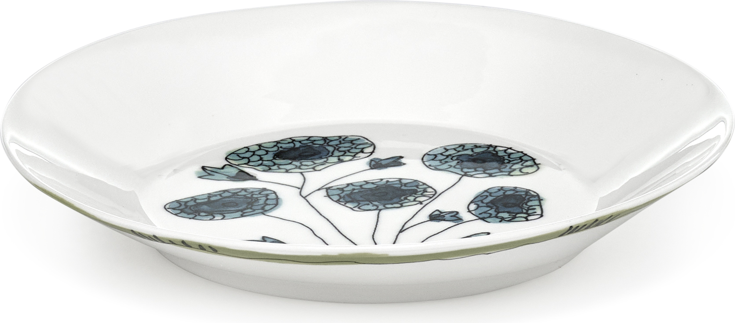 Talerz głęboki Midnight Flowers Anemone Vaniglia 18 cm