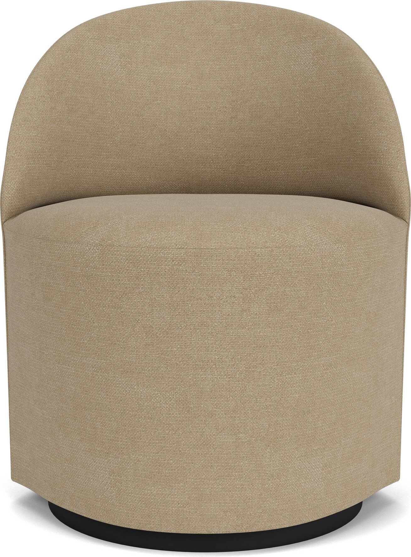 Fotel obrotowy Tearoom Swivel Bouclé 60 cm beżowy