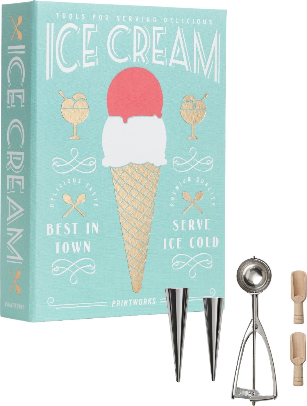 Akcesoria do lodów The Essentials w pudełku prezentowym 5 el.