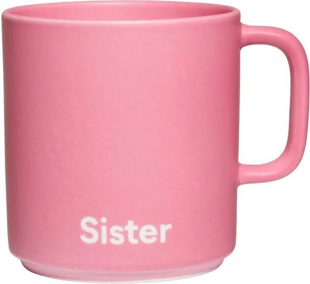 Kubek z uchem Mini Favourite Sister Love różowy