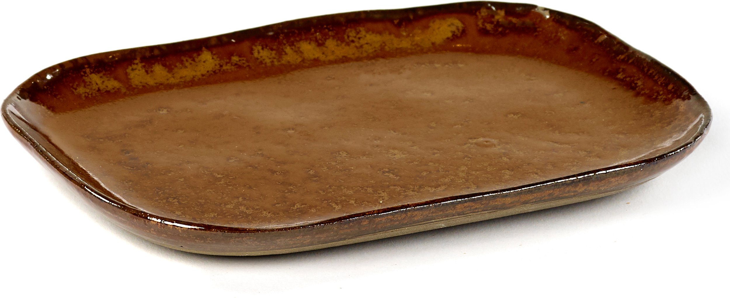 Talerz deserowy La Nouvelle 14,5 cm brązowy