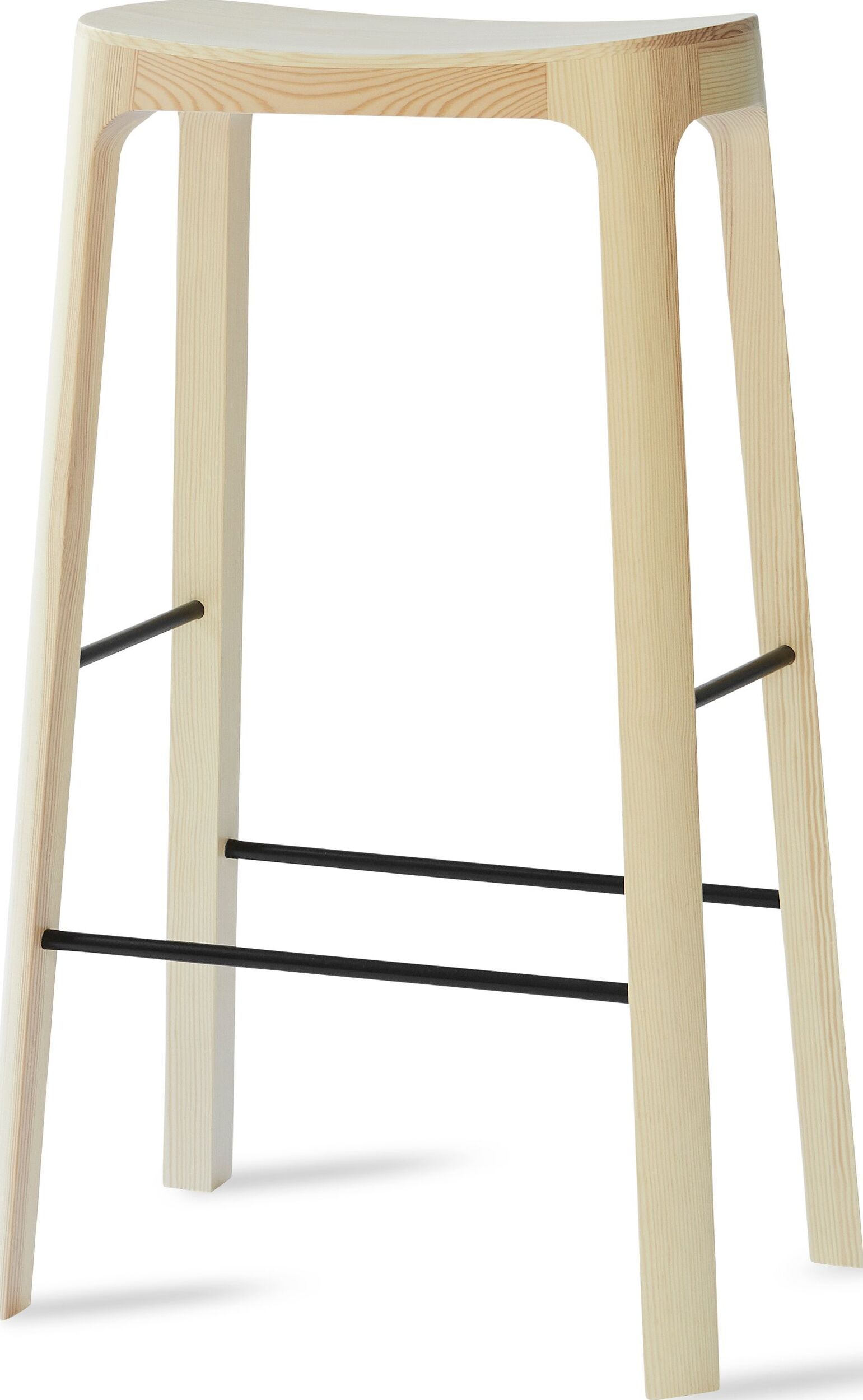 Stołek barowy Crofton 78 cm naturalny