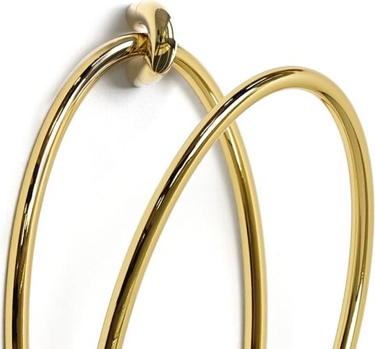 Wieszak modułowy Senzatempo złote mocowanie ścienne