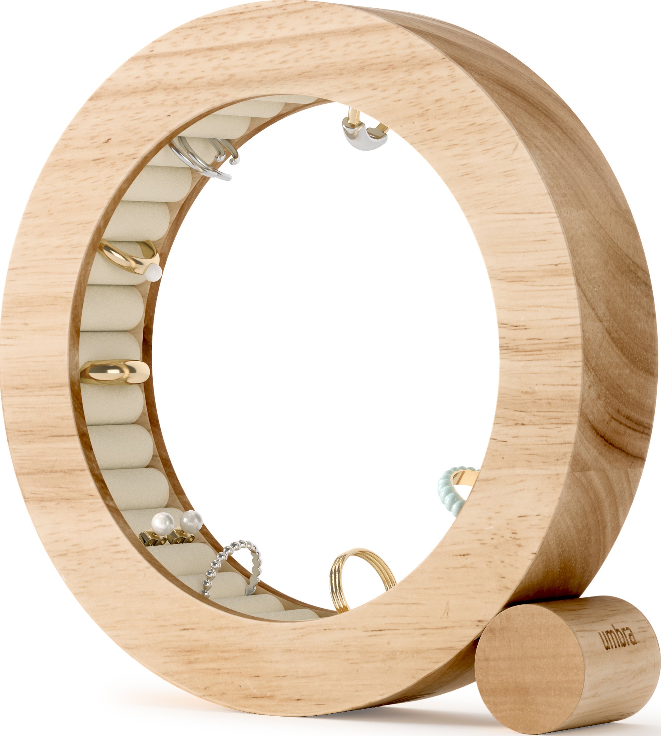 Stojak na pierścionki Ferris naturalny