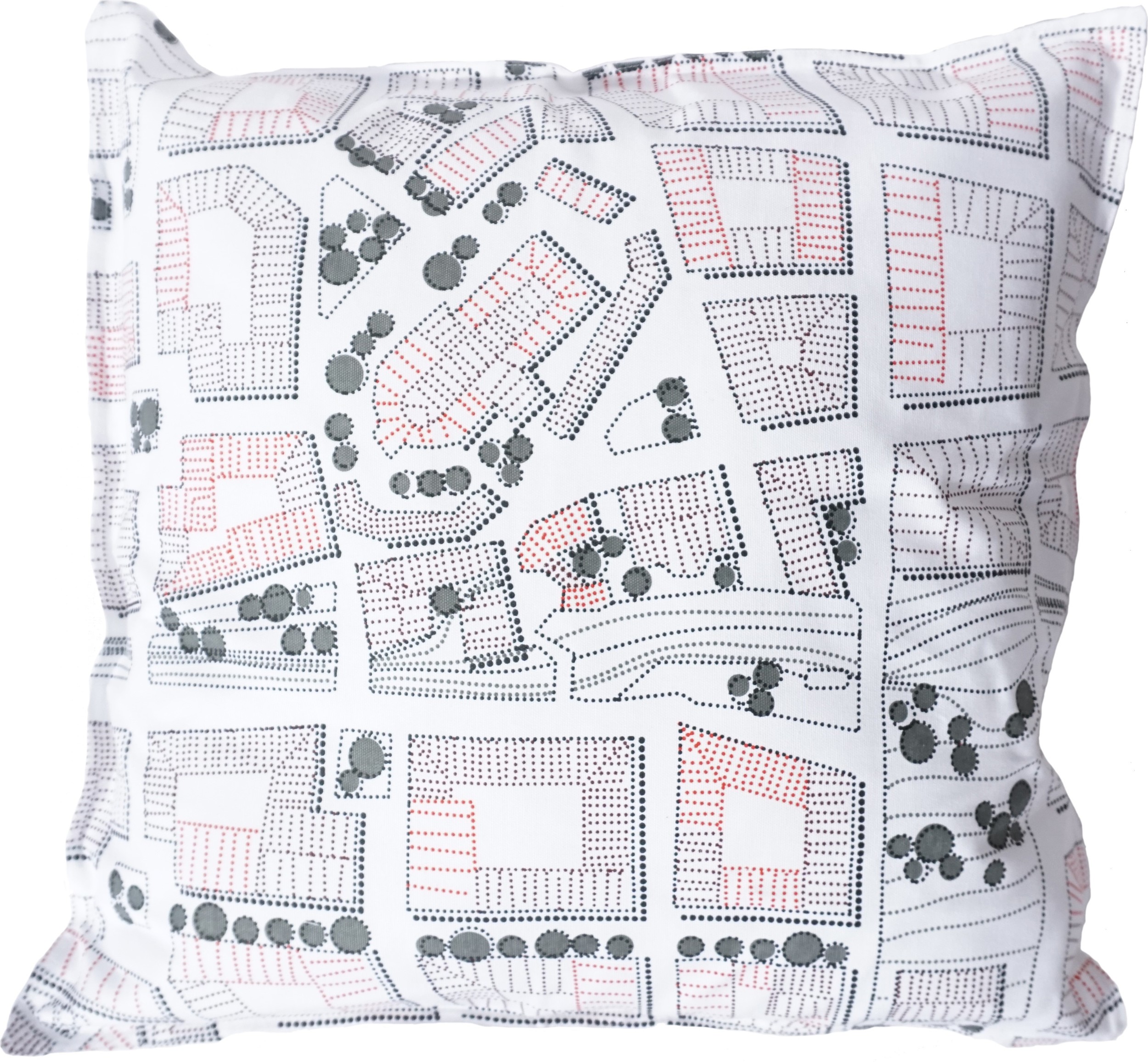 Poszewka na poduszkę Sweden from Above City 50 x 50 cm