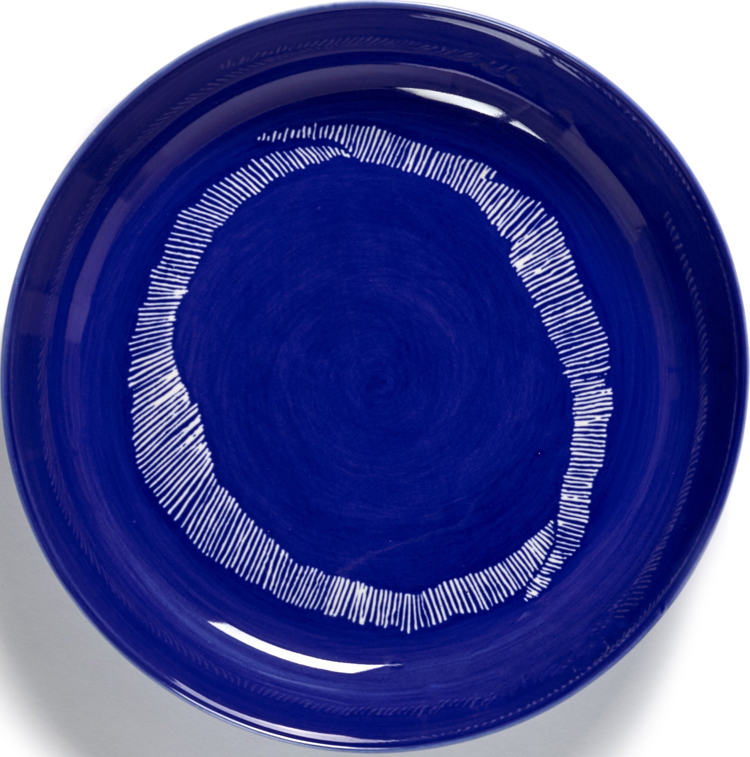 Talerze głębokie Feast 22 cm ciemnoniebiesko-białe 2 szt.