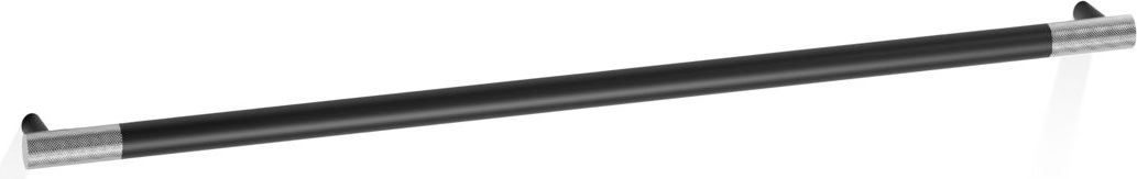 Wieszak reling na ręczniki Club 80 cm czarny mat-chrom