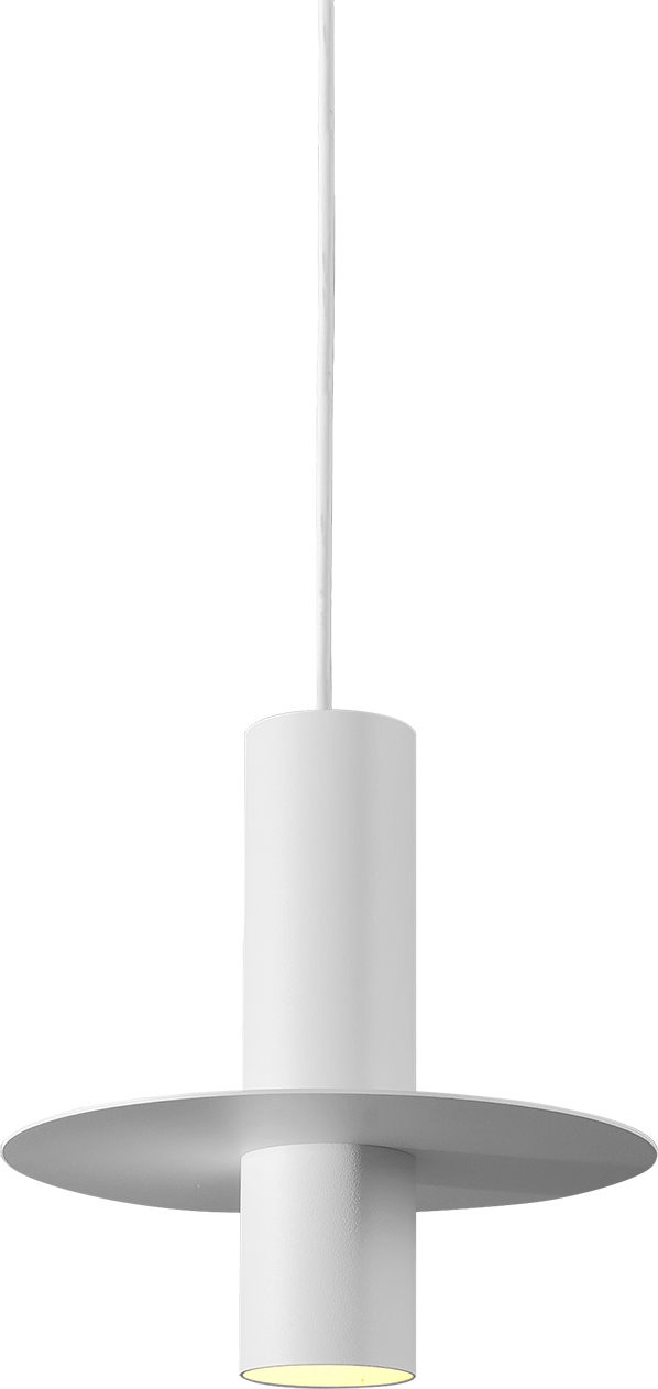 Lampa wisząca Kreis biała