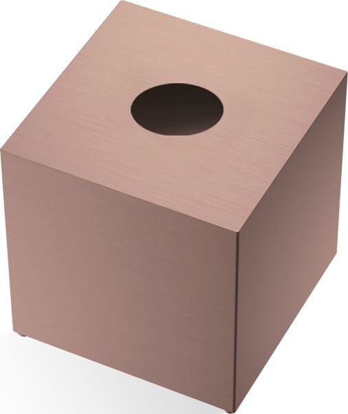 Pojemnik na chusteczki Mikado kwadratowy miedziany z powłoką PVD