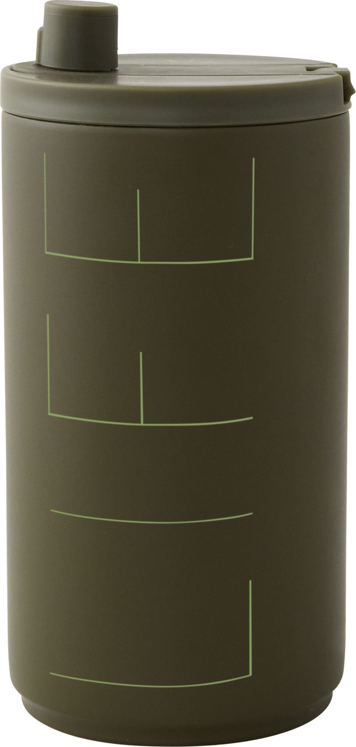 Kubek podróżny Design Letters Life 350 ml oliwkowy