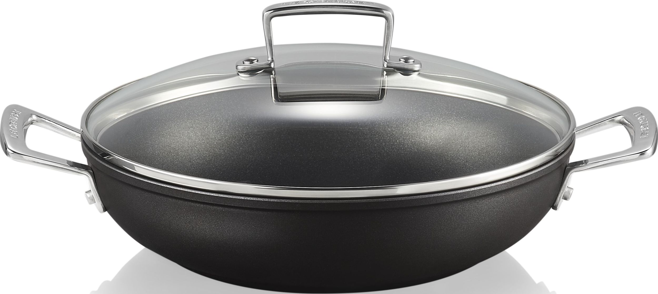 Garnek Le Creuset 26 cm aluminium nieprzywierające z uchwytami
