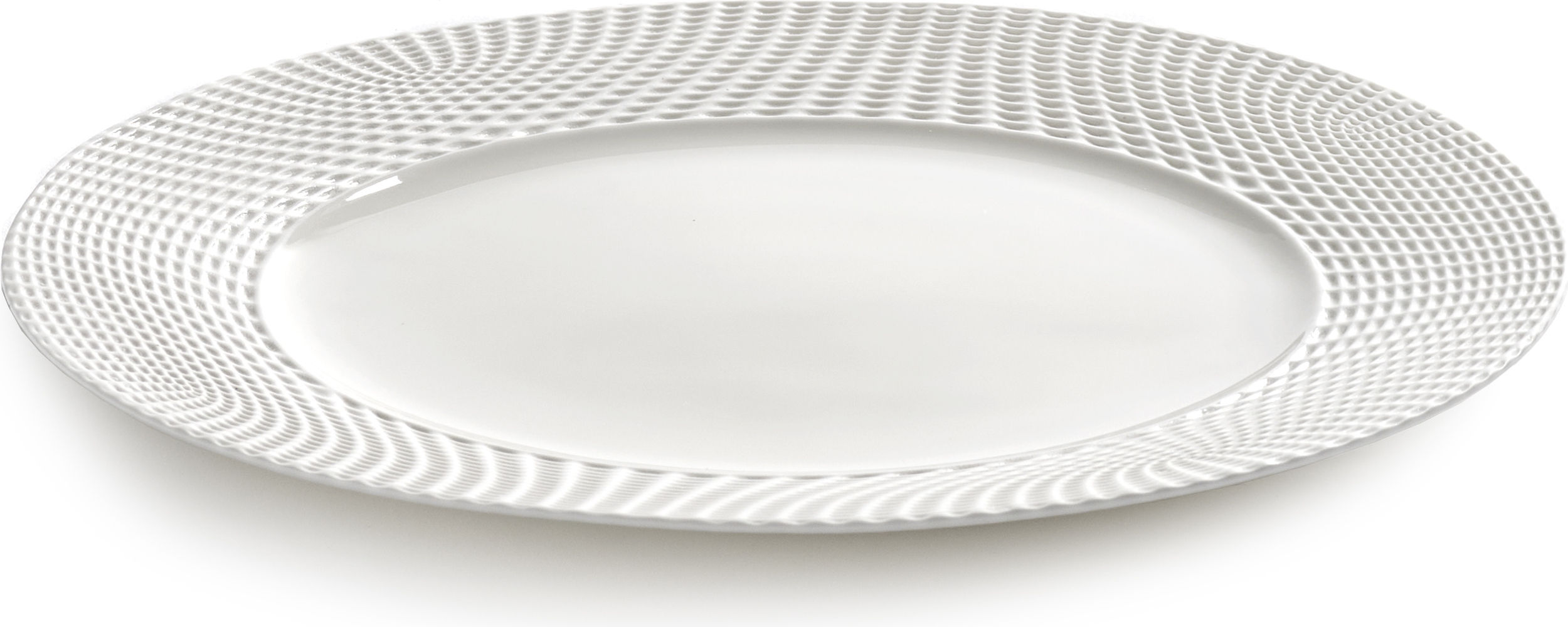 Talerz obiadowy Nido 24 cm biały