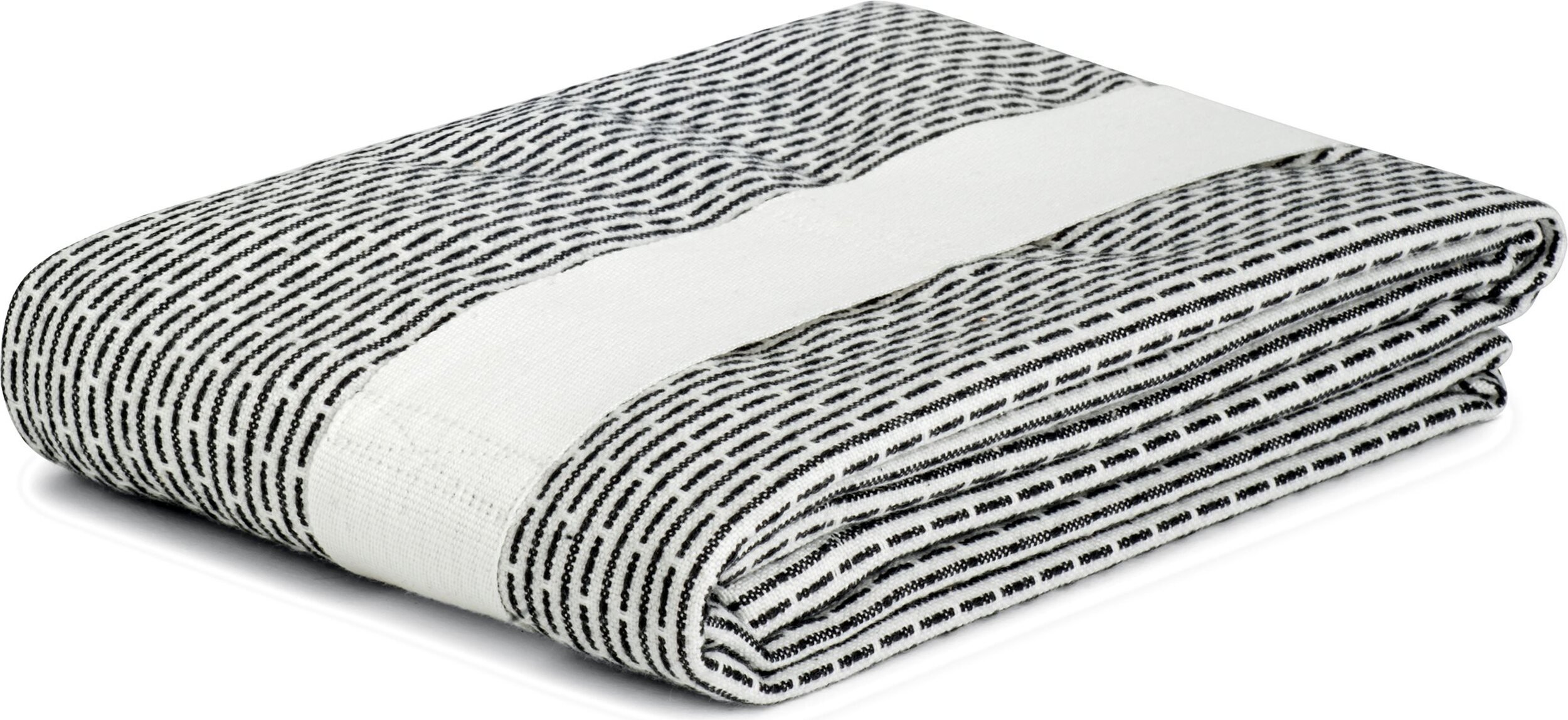 Ręcznik do włosów The Organic Company 40 x 120 cm jasnoszary