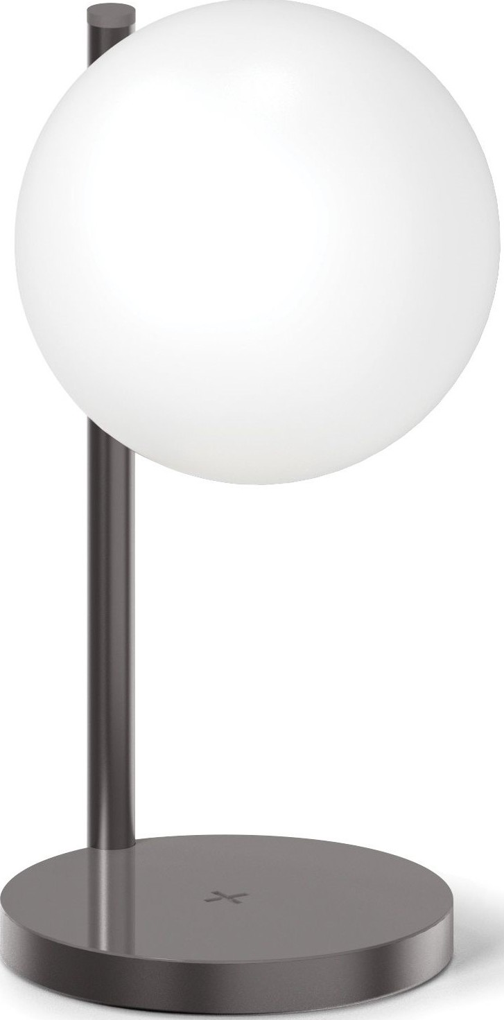 Lampa LED Bubble gunmetal z ładowarką