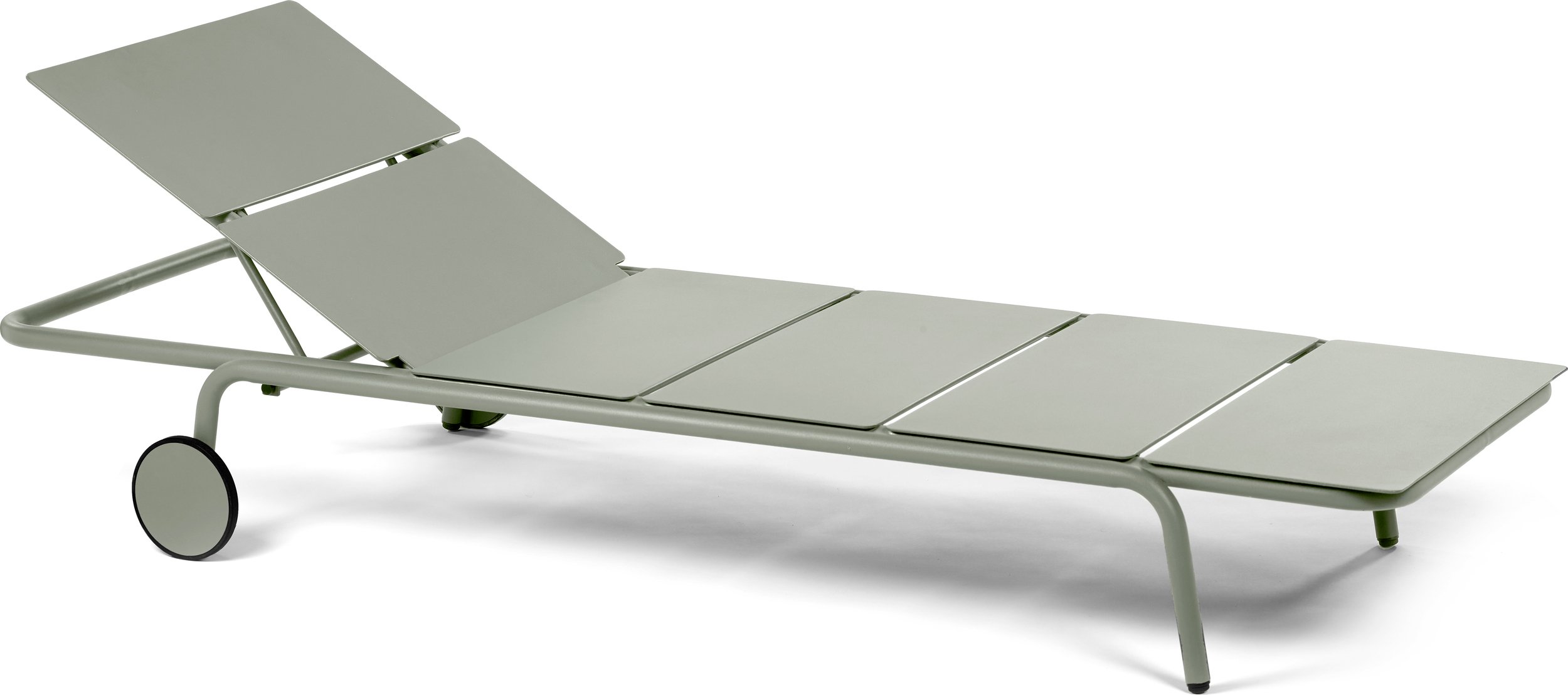 Leżak ogrodowy August 205 cm zielony