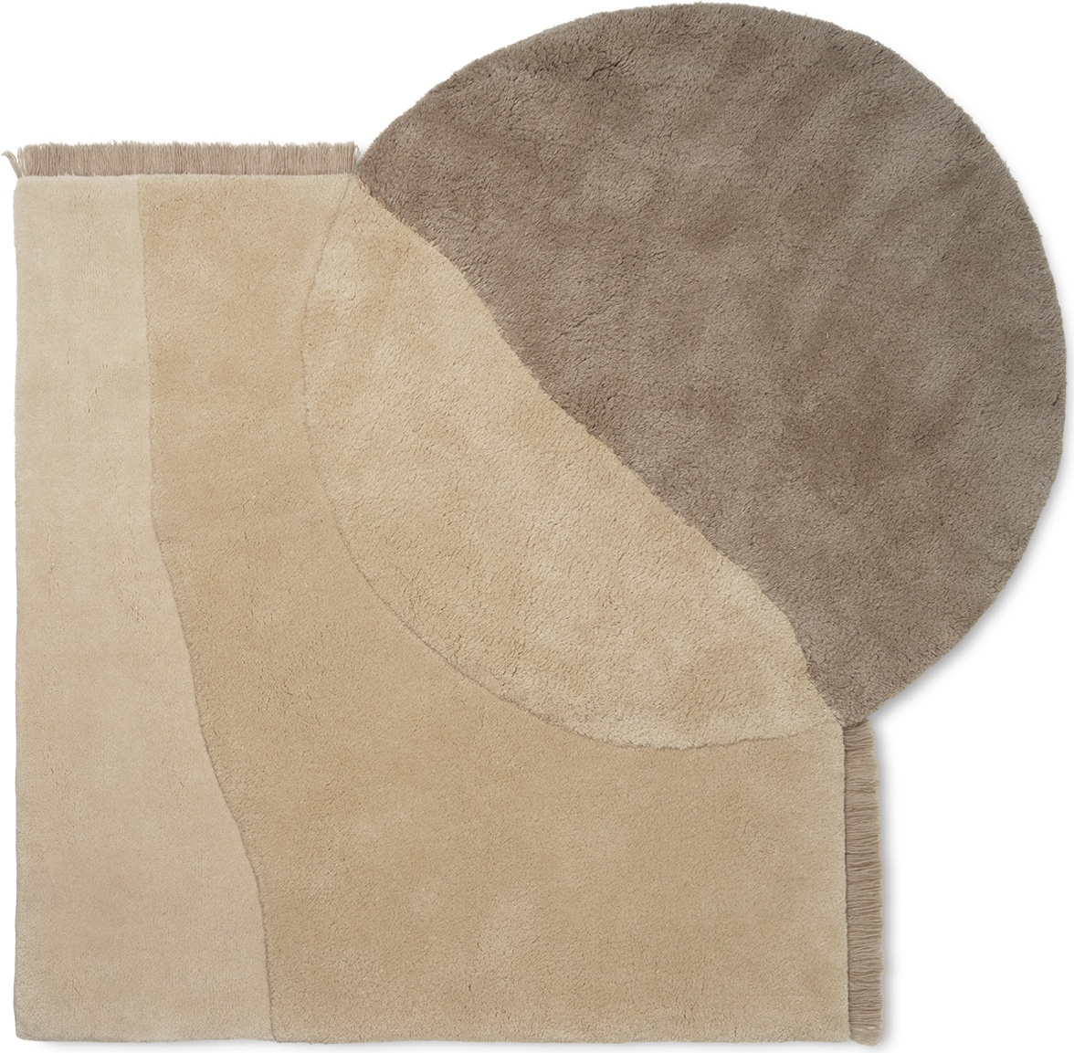 Dywan Tufted beżowy