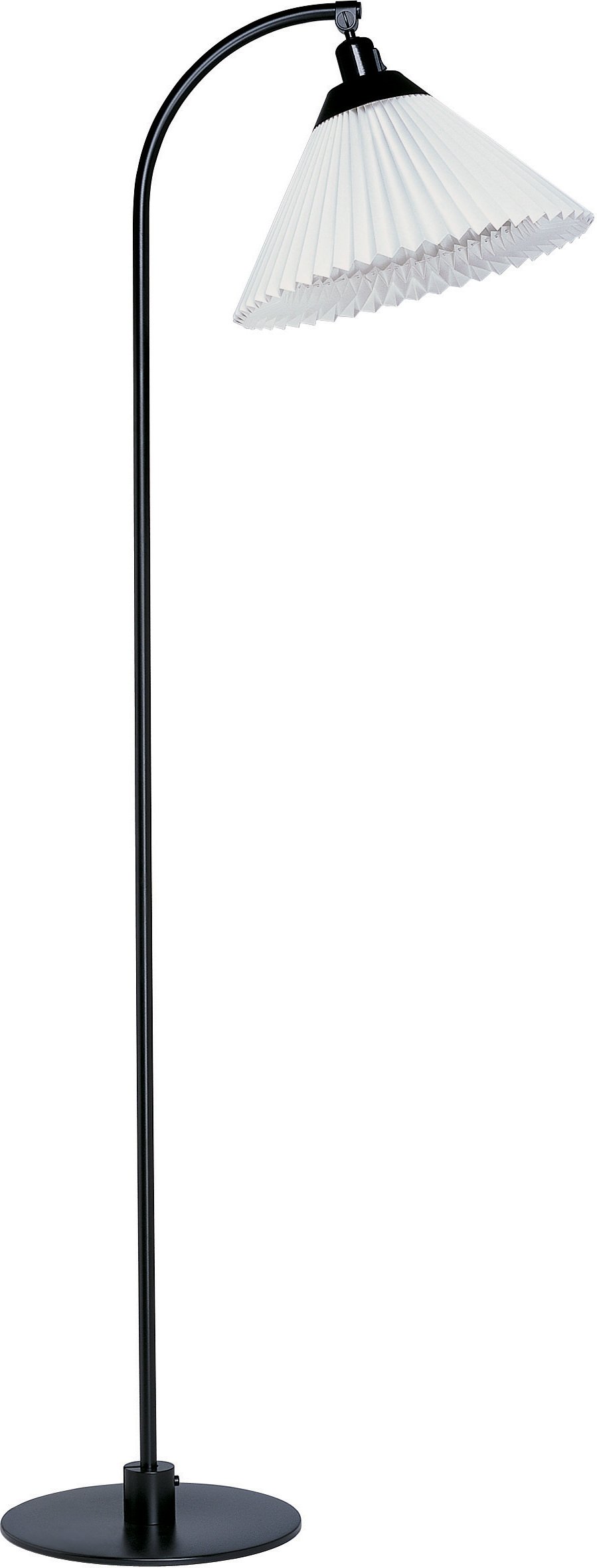 Lampa stojąca Classic 368 czarna z papierowym kloszem