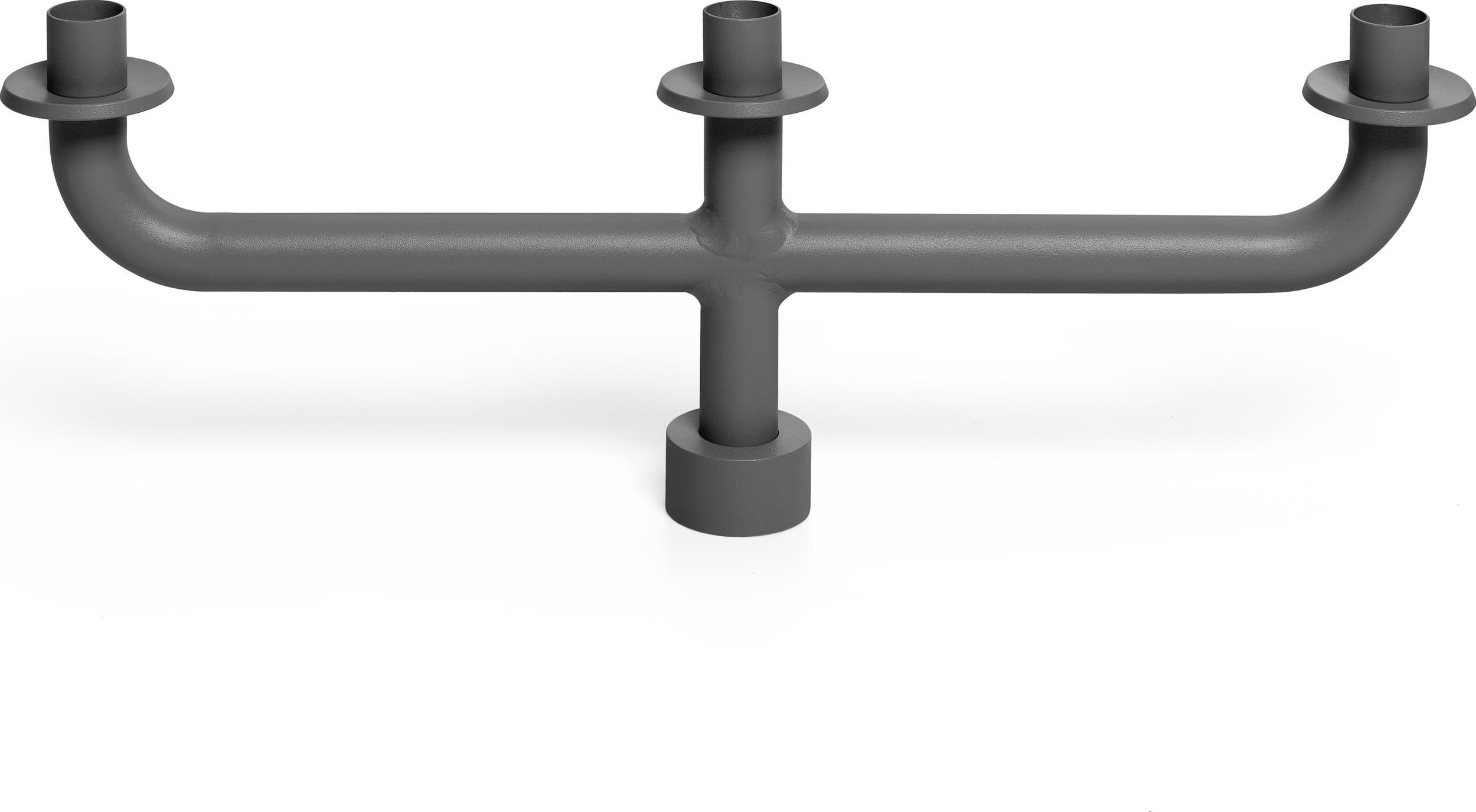 Świecznik Toni antracytowy