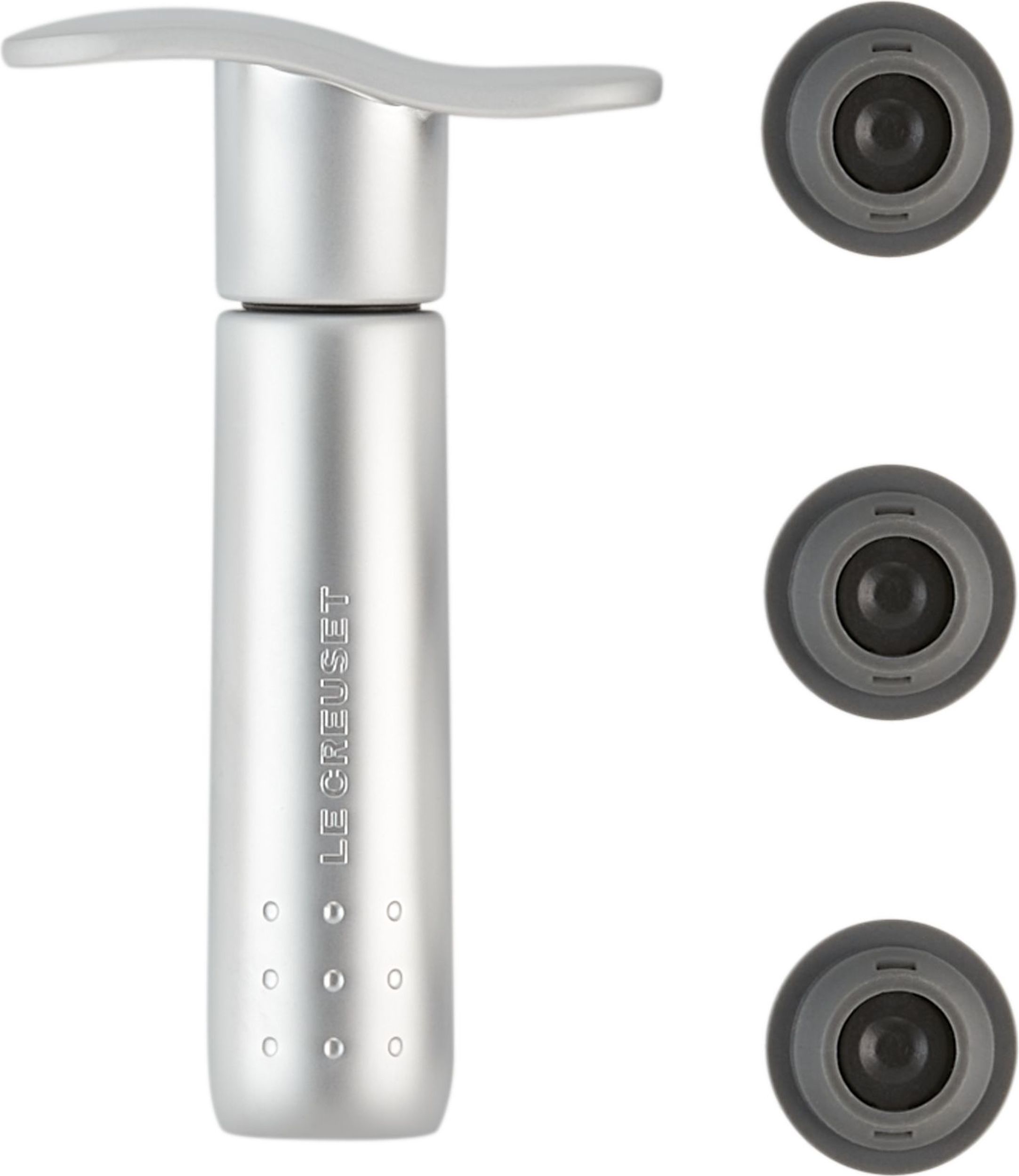 Pompka do wina Le Creuset WA-137S srebrna metalowa