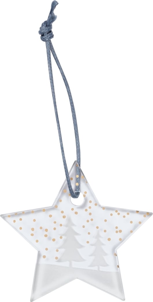 Zawieszka świąteczna Ice Star jodły 5,5 cm